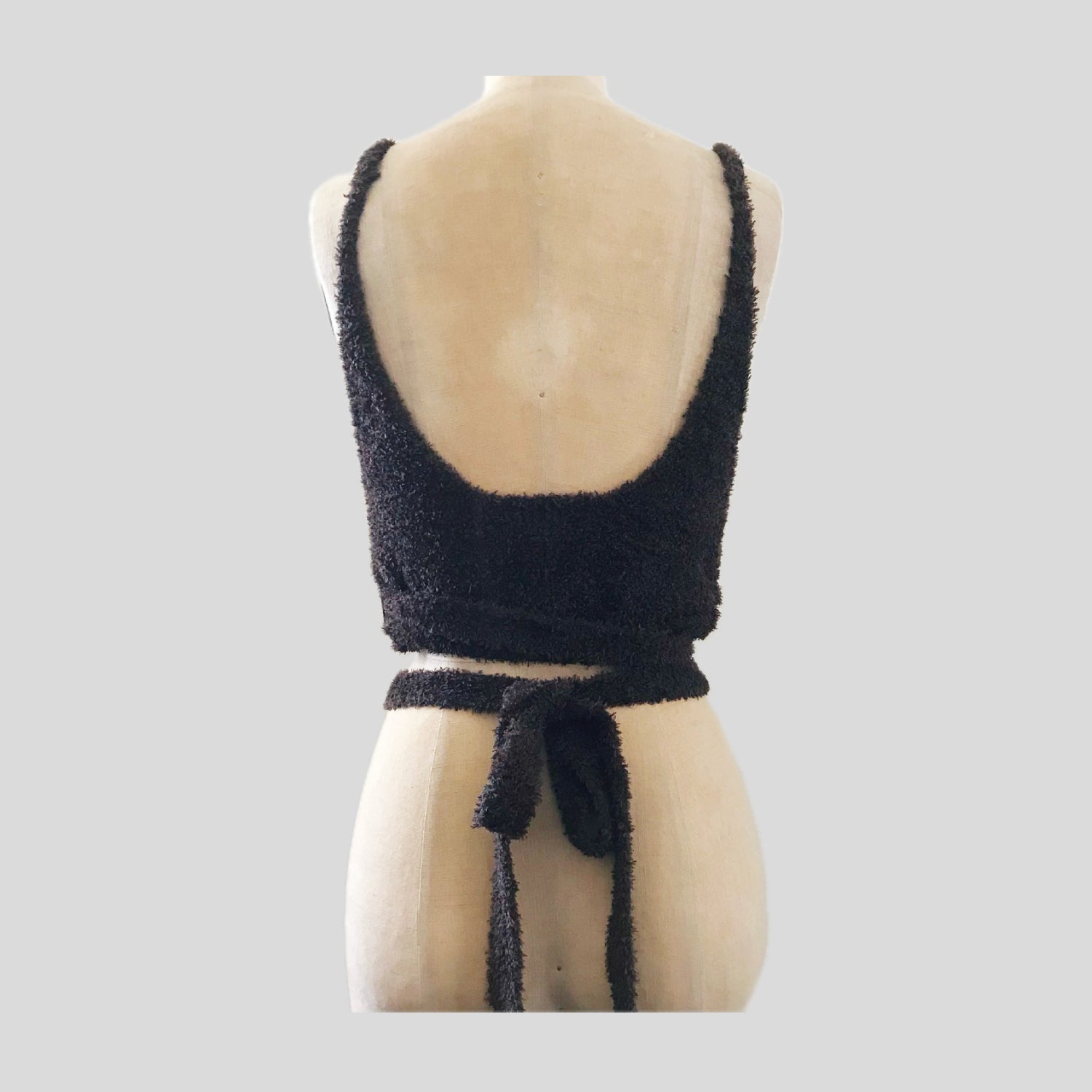 urban-outfitters-prelovely-brown-fuzzy-cropped-top