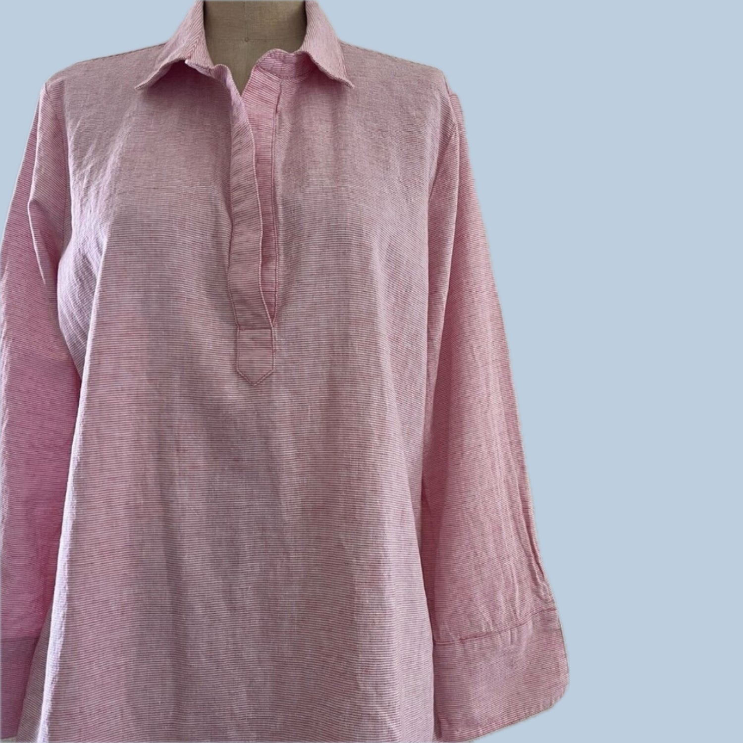 vineyard-vines-prelovely-red-striped-cotton-linen-popover-top