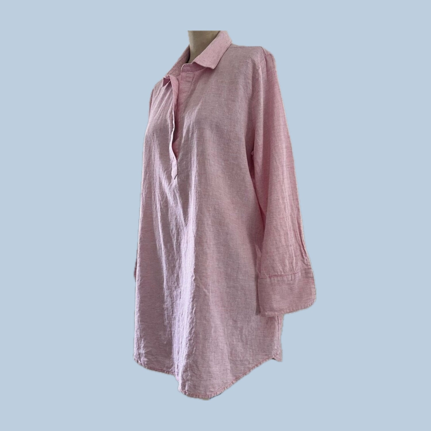 vineyard-vines-prelovely-red-striped-cotton-linen-popover-top