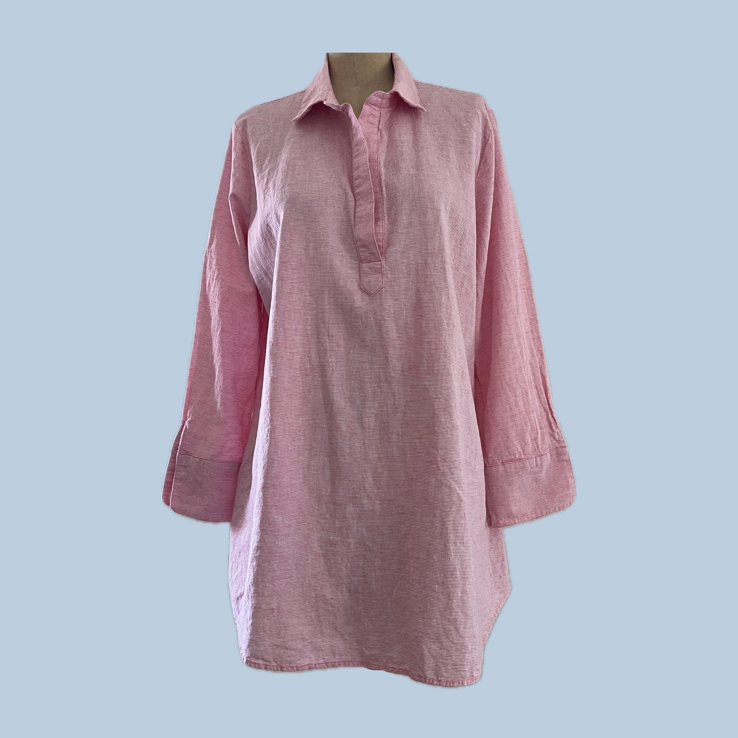 vineyard-vines-prelovely-red-striped-cotton-linen-popover-top