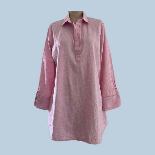vineyard-vines-prelovely-red-striped-cotton-linen-popover-top