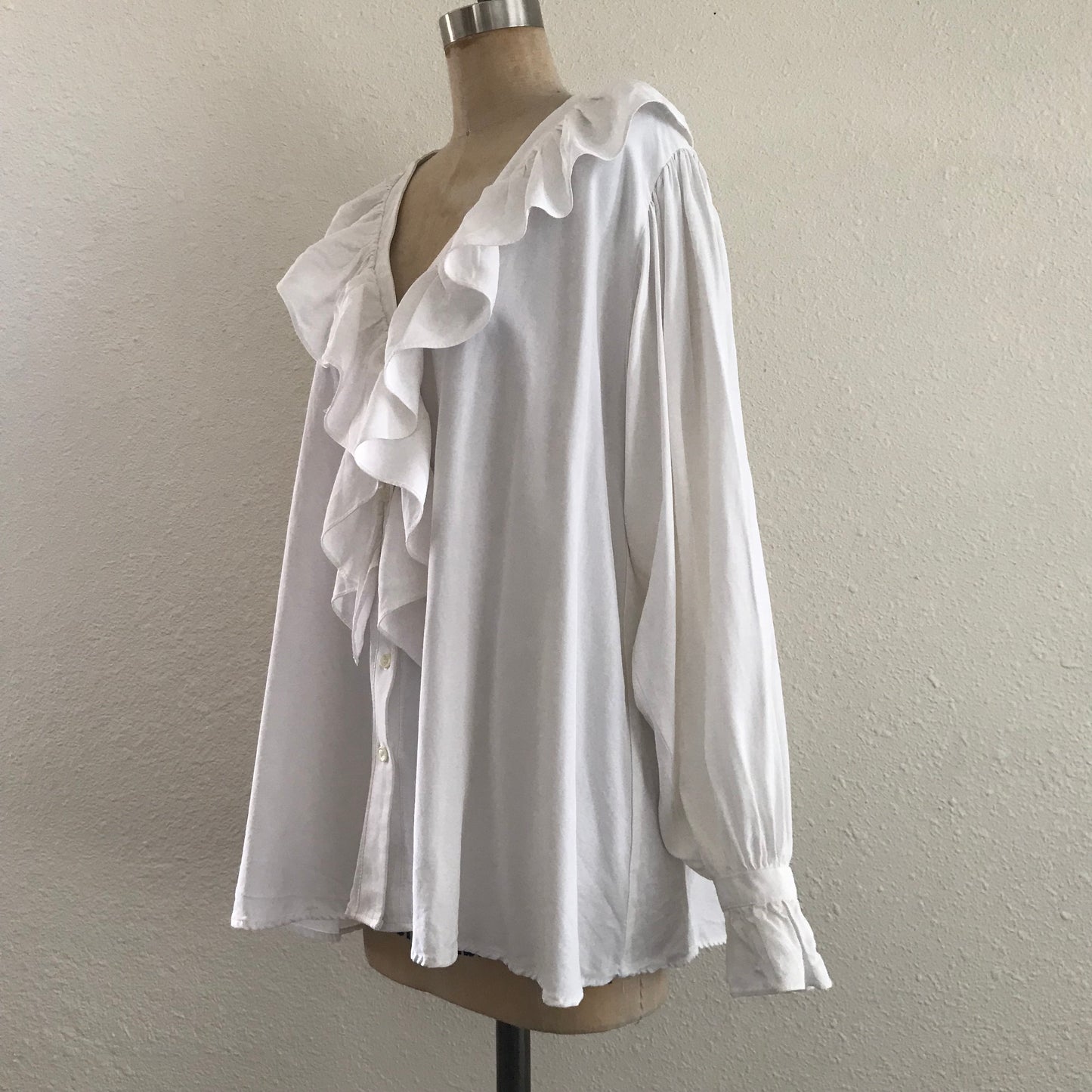 vintage-1990s-express-white-ruffle-blouse