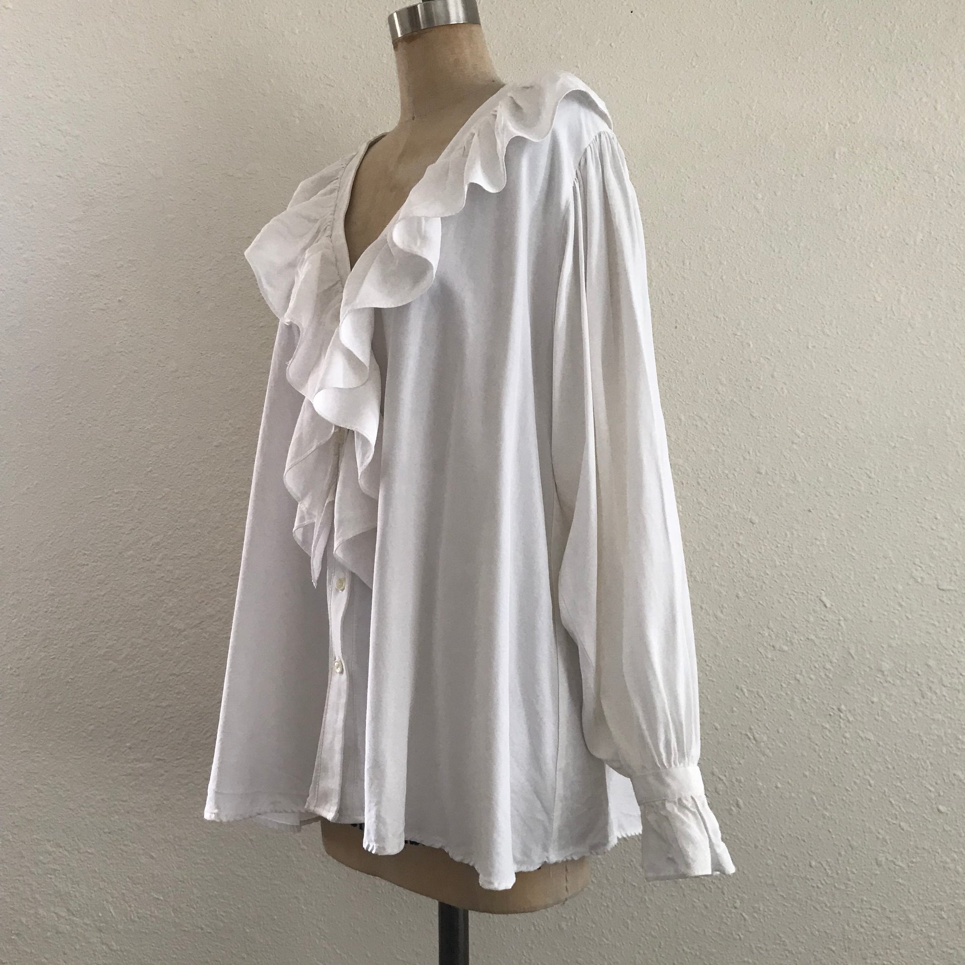 vintage-1990s-express-white-ruffle-blouse