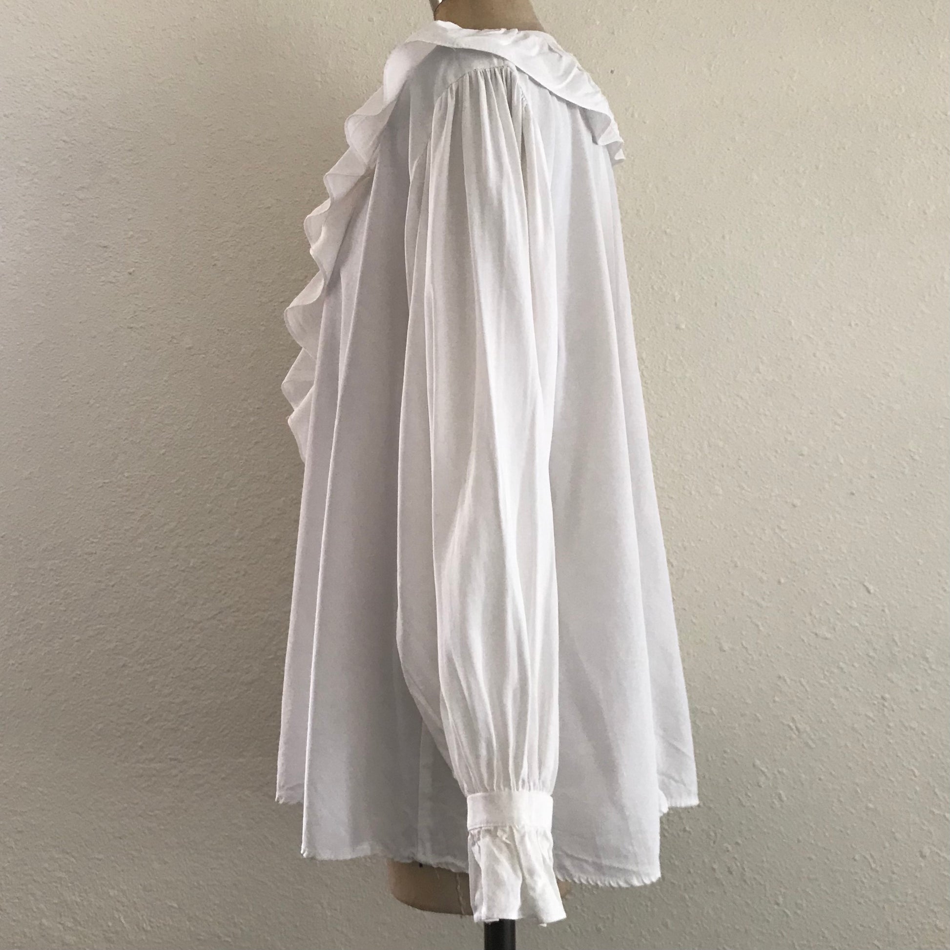 vintage-1990s-express-white-ruffle-blouse