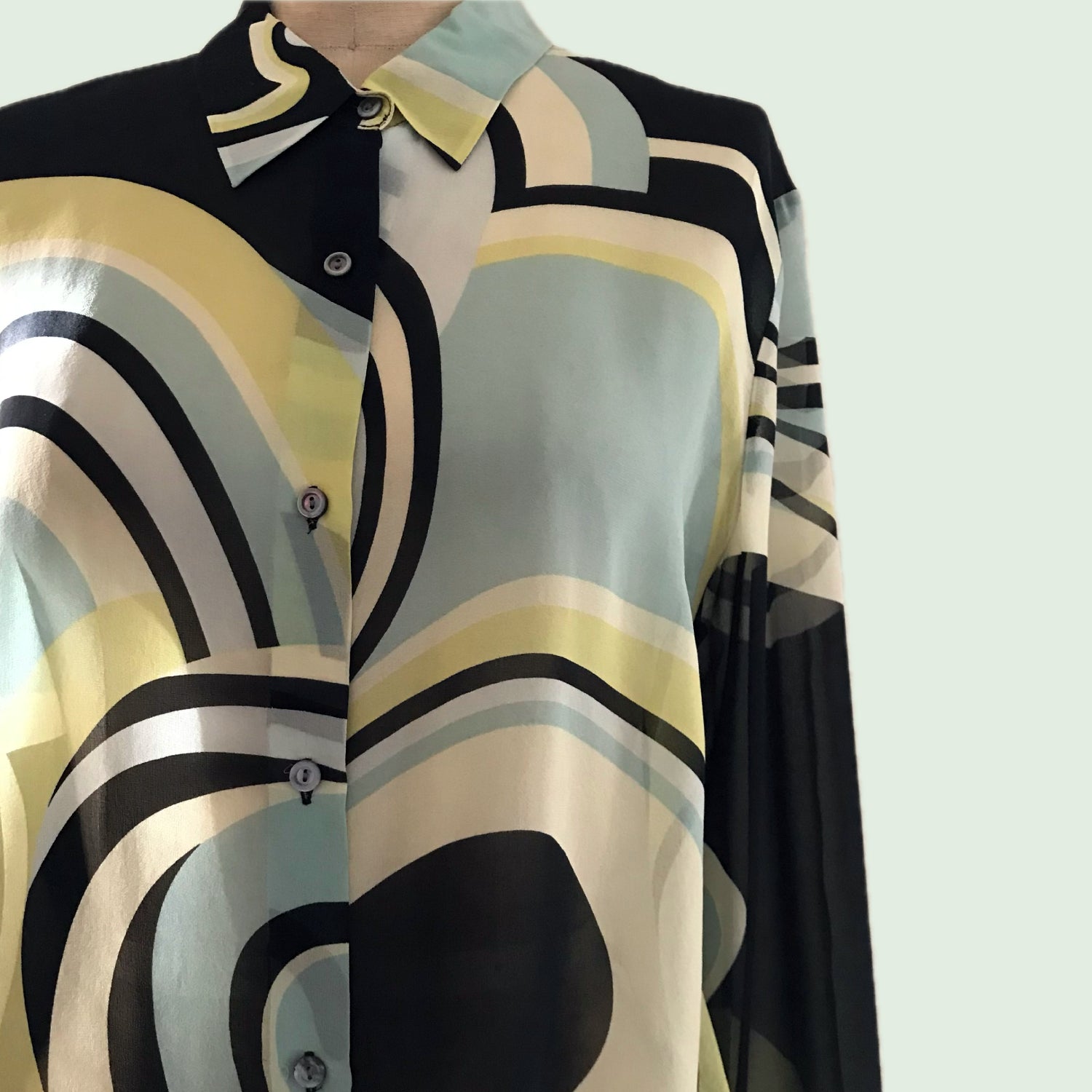 vintage-1990s-limited-retro-silk-chiffon-blouse-top