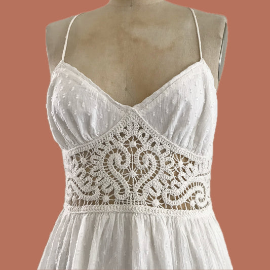 zara-white-cotton-crochet-midi-dress
